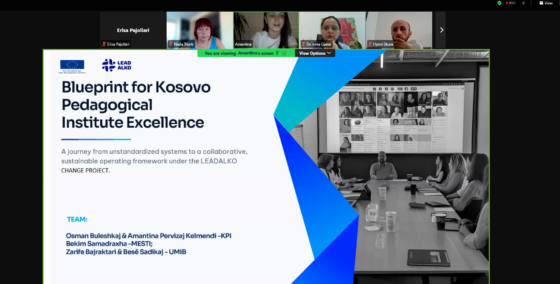 LEADALKO Participants from Kosovo Present Their Final Change Projects