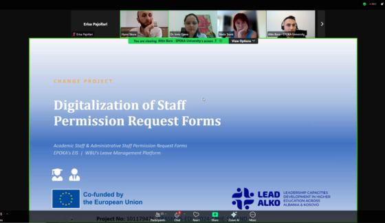LEADALKO Participants from Albania Present Their Final Change Projects